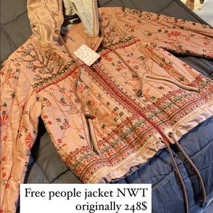 Free people quilted bomber jacket NWT